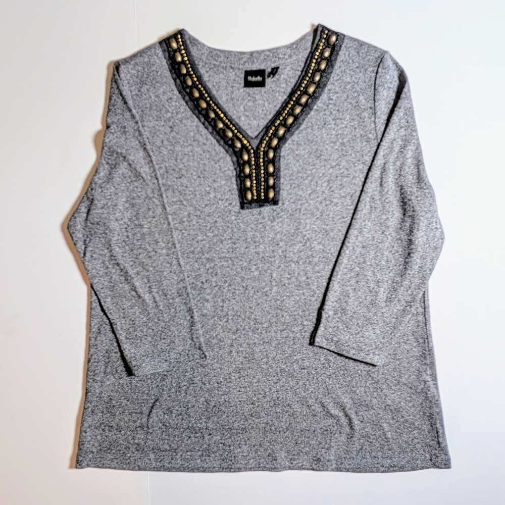 Rafaella Tunic Top gray XL
